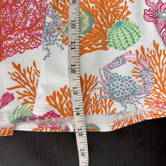 Jude Connally Skort Womens Small Coral Reef Seahorse Starfish Tropical Golf Prep - Picture 7 of 8